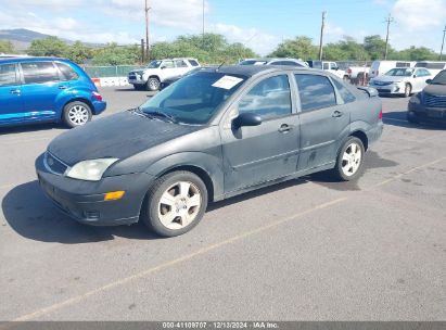 2006 FORD FOCUS ZX4 Black  Gasoline 1FAHP34N46W120630 photo #3