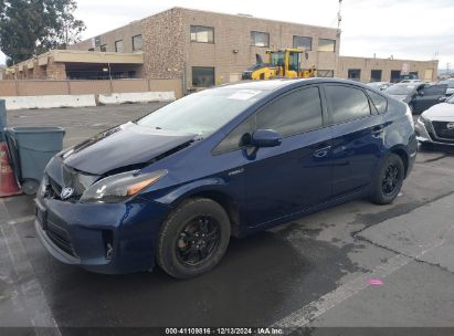 2013 TOYOTA PRIUS TWO Blue  Hybrid JTDKN3DU8D1735074 photo #3