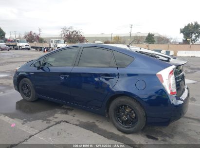 2013 TOYOTA PRIUS TWO Blue  Hybrid JTDKN3DU8D1735074 photo #4