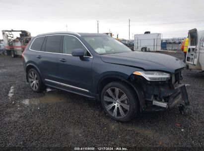 2023 VOLVO XC90 B6 ULTIMATE 6-SEATER Blue  Gasoline YV40621AXP1945878 photo #1