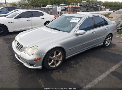 2007 MERCEDES-BENZ C 230 SPORT Silver  Gasoline WDBRF52H47F903814 photo #3