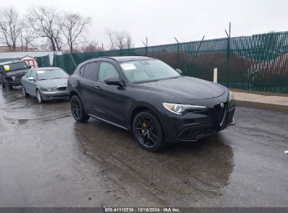 2020 ALFA ROMEO STELVIO TI AWD Black  Gasoline ZASPAKBNXL7C96812 photo #1