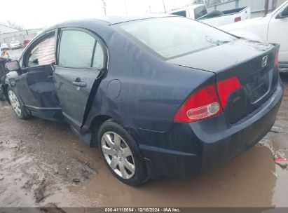 2008 HONDA CIVIC LX Blue  Gasoline 1HGFA15568L082703 photo #4