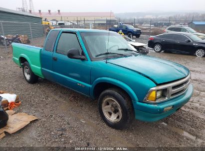 1995 CHEVROLET S TRUCK S10 Green  Gasoline 1GCCS19Z4SK192206 photo #1