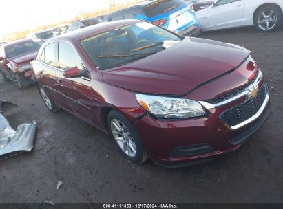 2016 CHEVROLET MALIBU LIMITED LT Burgundy  Gasoline 1G11C5SA4GF144701 photo #1