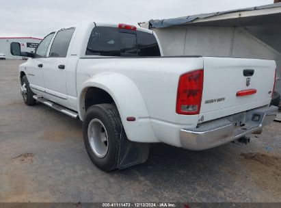 2006 DODGE RAM 3500 LARAMIE White  Diesel 3D7ML49C06G218737 photo #4