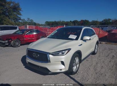 2019 INFINITI QX50 LUXE White  Gasoline 3PCAJ5M18KF122109 photo #3