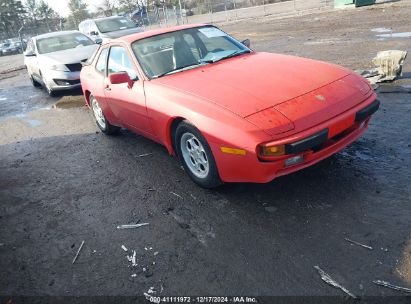 1985 PORSCHE 944 Red  Gasoline WP0AA0940FN458592 photo #1