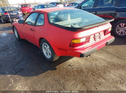 1985 PORSCHE 944 Red  Gasoline WP0AA0940FN458592 photo #4