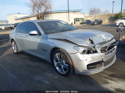 2014 BMW 740I Silver  Gasoline WBAYA6C58ED826604 photo #1