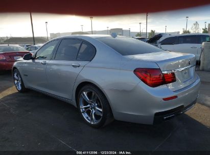 2014 BMW 740I Silver  Gasoline WBAYA6C58ED826604 photo #4