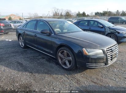 2013 AUDI A8 4.0T Black  Gasoline WAUA2AFD9DN030358 photo #1