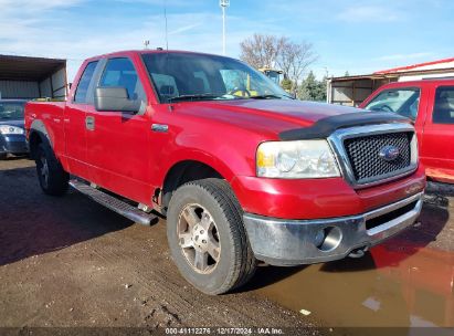 2007 FORD F-150 FX4/LARIAT/XL/XLT Red  Flexible Fuel 1FTPX14V17FA65579 photo #1