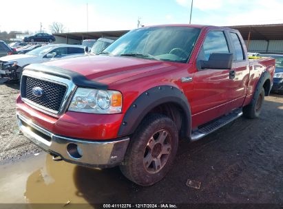 2007 FORD F-150 FX4/LARIAT/XL/XLT Red  Flexible Fuel 1FTPX14V17FA65579 photo #3