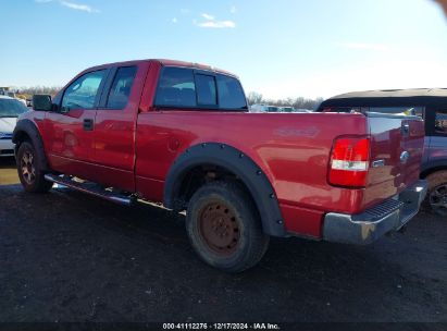 2007 FORD F-150 FX4/LARIAT/XL/XLT Red  Flexible Fuel 1FTPX14V17FA65579 photo #4