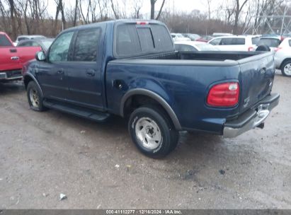 2002 FORD F-150 LARIAT/XLT Blue  Gasoline 1FTRW08L72KC79622 photo #4