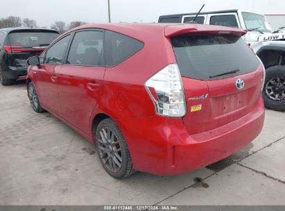 2014 TOYOTA PRIUS V FIVE Red  Hybrid JTDZN3EU8EJ013117 photo #4