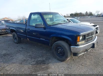 1998 CHEVROLET K1500 FLEETSIDE W/T Blue  Gasoline 1GCEK14W4WZ249295 photo #1