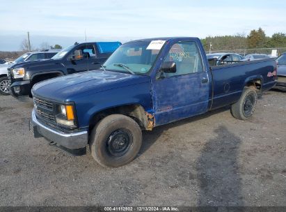 1998 CHEVROLET K1500 FLEETSIDE W/T Blue  Gasoline 1GCEK14W4WZ249295 photo #3