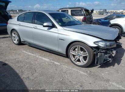 2015 BMW 535I Silver  Gasoline WBA5B1C54FG127845 photo #1