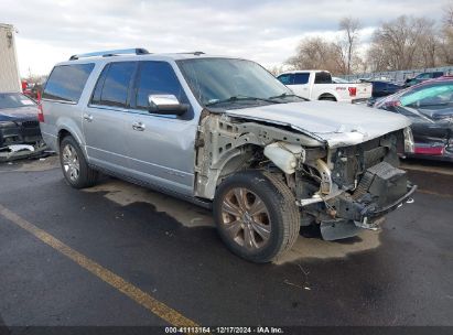 2015 FORD EXPEDITION EL PLATINUM Silver  Gasoline 1FMJK1MTXFEF35224 photo #1