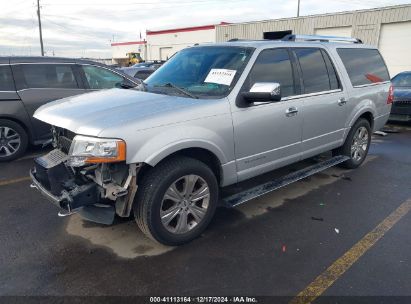 2015 FORD EXPEDITION EL PLATINUM Silver  Gasoline 1FMJK1MTXFEF35224 photo #3