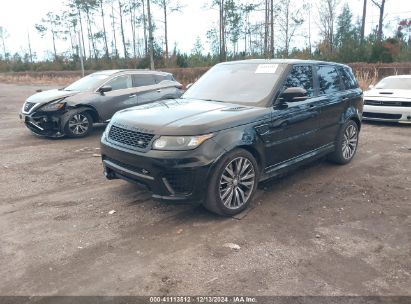 2016 LAND ROVER RANGE ROVER SPORT 5.0L V8 SUPERCHARGED SVR Black  Gasoline SALWZ2EF3GA594248 photo #3