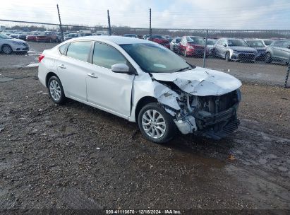 2019 NISSAN SENTRA SV White  Gasoline 3N1AB7AP5KY432310 photo #1