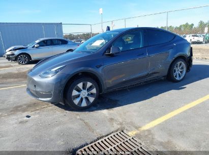 2023 TESLA MODEL Y AWD/LONG RANGE DUAL MOTOR ALL-WHEEL DRIVE Gray  Electric 7SAYGDEE0PF881601 photo #3