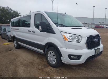 2022 FORD TRANSIT-350 PASSENGER VAN XLT White  Gasoline 1FBAX2Y82NKA48363 photo #1