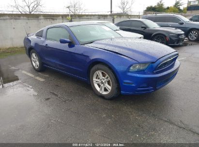 2013 FORD MUSTANG V6 Blue  Gasoline 1ZVBP8AM3D5259740 photo #1