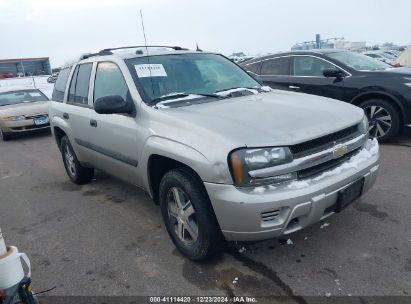 2005 CHEVROLET TRAILBLAZER LS Silver  Gasoline 1GNDT13S652294583 photo #1