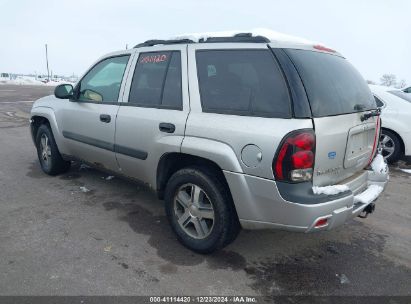 2005 CHEVROLET TRAILBLAZER LS Silver  Gasoline 1GNDT13S652294583 photo #4