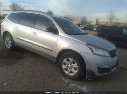 2017 CHEVROLET TRAVERSE LS Gray  Gasoline 1GNKRFED7HJ353586 photo #1