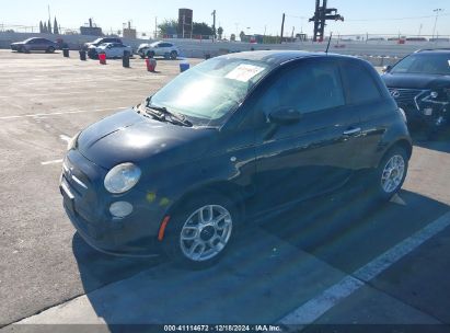 2013 FIAT 500 POP Black  Gasoline 3C3CFFAR4DT640222 photo #3