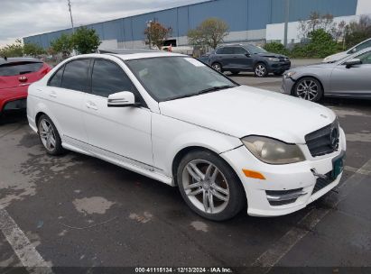 2014 MERCEDES-BENZ C 250 LUXURY/SPORT White  Gasoline WDDGF4HBXEA961366 photo #1