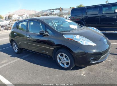 2014 NISSAN LEAF SV Black  Electric 1N4AZ0CP5EC335074 photo #1