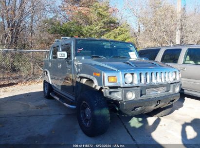 2005 HUMMER H2 SUT Green  Gasoline 5GRGN22U75H111132 photo #1