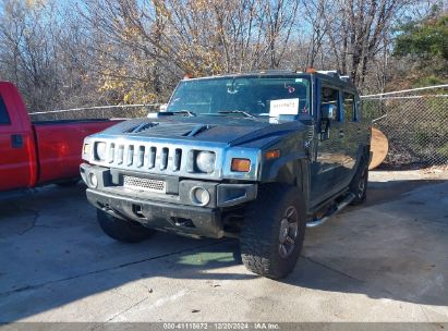 2005 HUMMER H2 SUT Green  Gasoline 5GRGN22U75H111132 photo #3