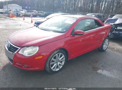 2010 VOLKSWAGEN EOS KOMFORT Red  Gasoline WVWBA7AH8AV011481 photo #3