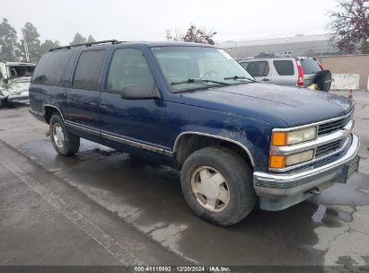 1996 CHEVROLET SUBURBAN K1500 Blue  Gasoline 3GNFK16R3TG156041 photo #1