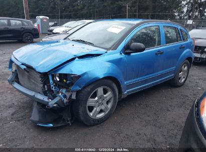 2008 DODGE CALIBER SXT Blue  Gasoline 1B3HB48B08D790044 photo #3