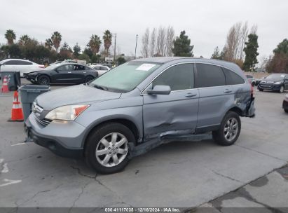 2007 HONDA CR-V EX-L Light Blue  Gasoline JHLRE38787C076606 photo #3