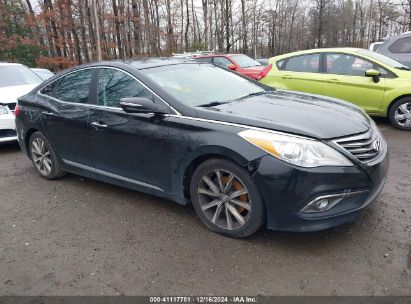 2017 HYUNDAI AZERA Black  Gasoline KMHFG4JG6HA589209 photo #1