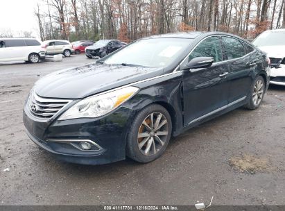 2017 HYUNDAI AZERA Black  Gasoline KMHFG4JG6HA589209 photo #3