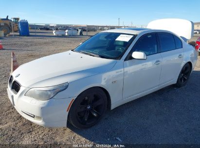 2010 BMW 528I White  Gasoline WBANU5C51AC126525 photo #3