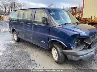 2003 CHEVROLET EXPRESS Blue  Gasoline 1GAGG25U231210933 photo #1