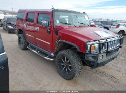 2003 HUMMER H2 Red  Gasoline 5GRGN23U43H128529 photo #1