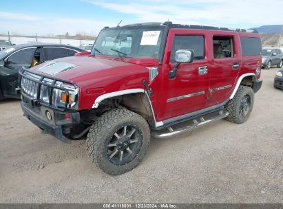 2003 HUMMER H2 Red  Gasoline 5GRGN23U43H128529 photo #3