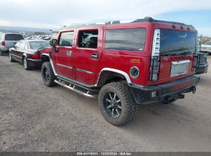 2003 HUMMER H2 Red  Gasoline 5GRGN23U43H128529 photo #4